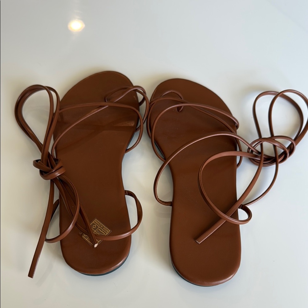 Brown Strappy Sandals